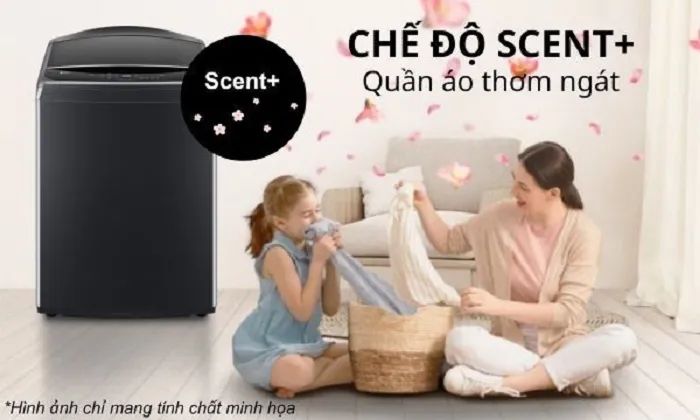 Chế độ Scent+ thơm ngát bền lâu